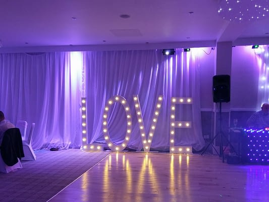 5ft traditional love letter hire Ayrshire