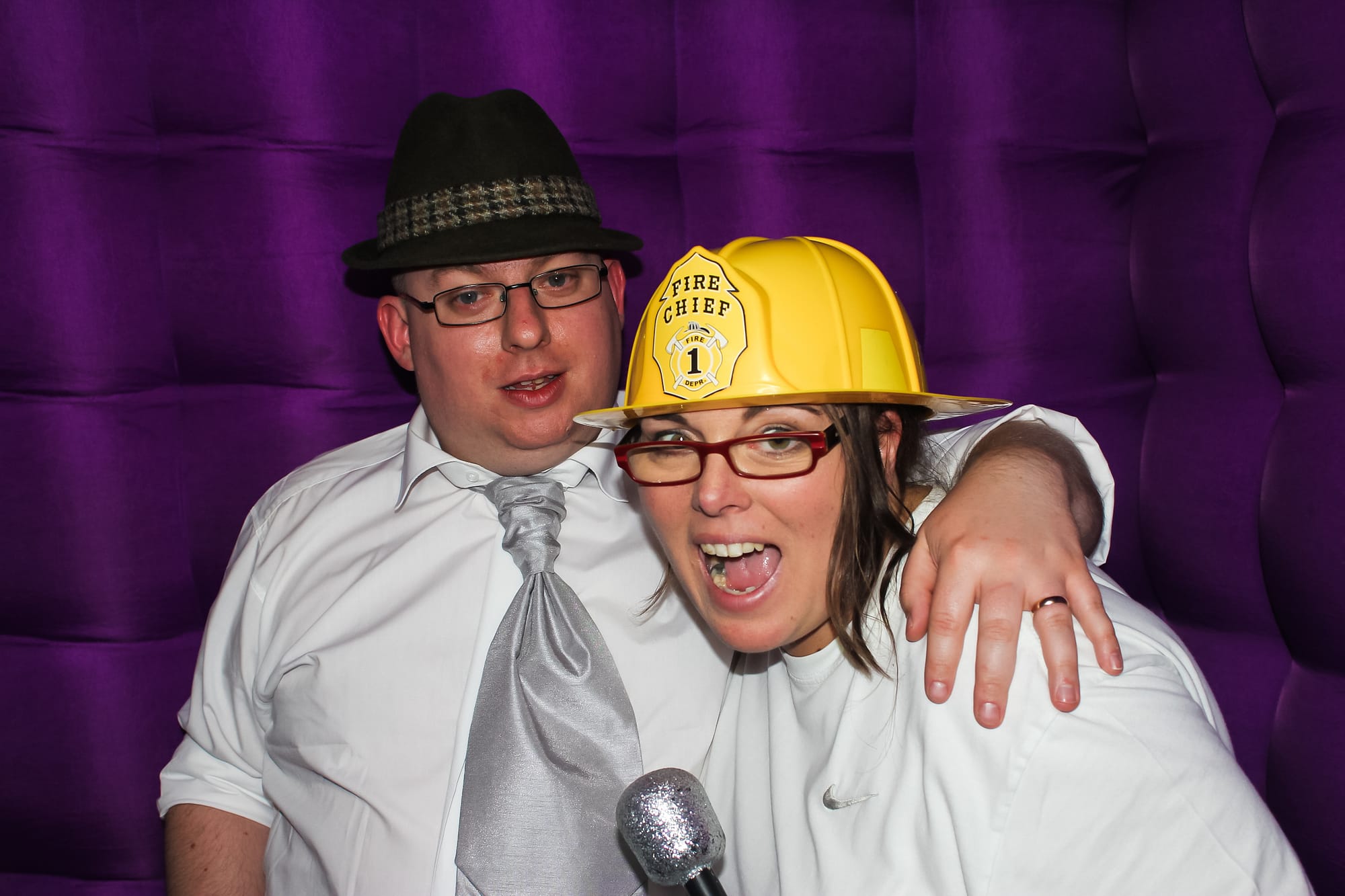 Mr & Mrs McColl wedding Photo booth hire at friars carse
